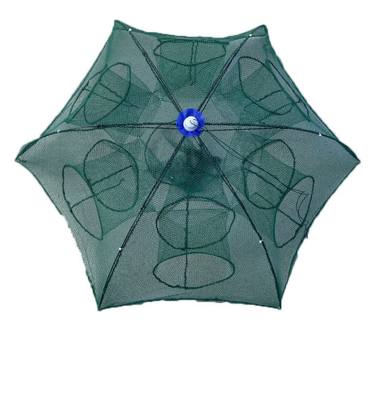  Hofumix Fishing Net Foldable Mesh Baits Trap Umbrella
