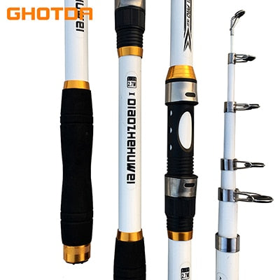 GHOTDA 2.1M -3.6M Carp Fishing Rod – Fish Wish Rod