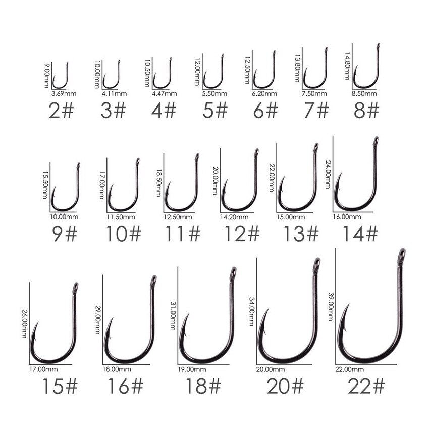 Box 50pcs Box Fishing Hooks