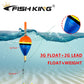 FISH KING 5pcs Barguzinsky Fishing Floats