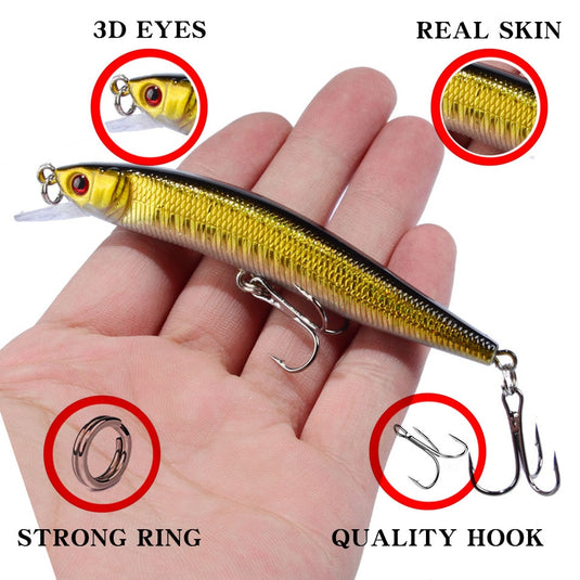 🎃 Spooky Sale-50% OFF🐠1PCS Minnow Fishing Lure