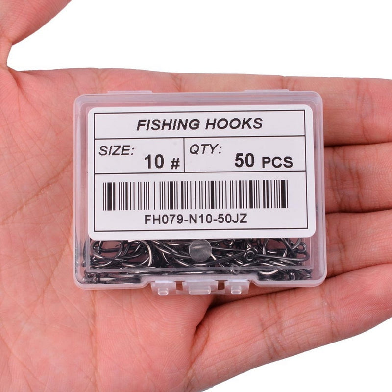 Load image into Gallery viewer, Box 50pcs Box Fishing Hooks
