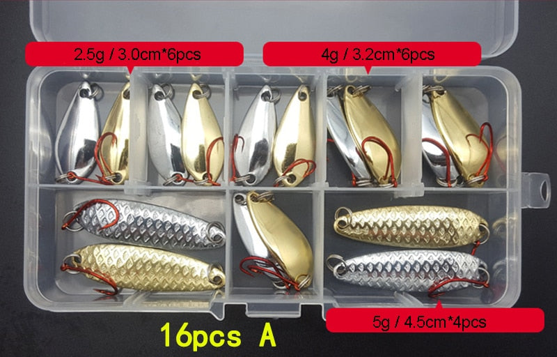 Load image into Gallery viewer, 🎃 Spooky Sale-50% OFF🐠Fishing Metal VIB Lure Set Mixed
