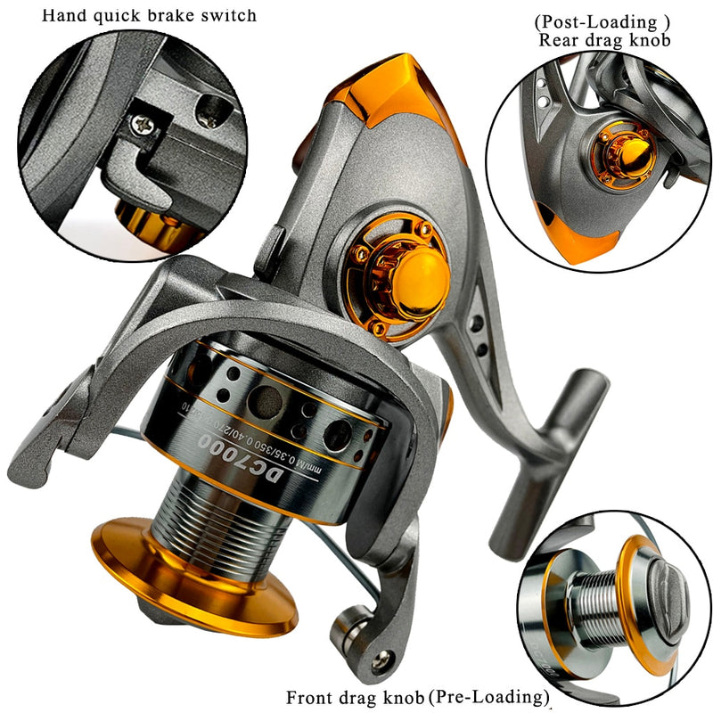 Load image into Gallery viewer, GHOTDA High Speed Fishing Reel
