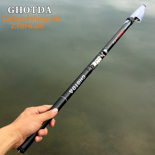 GHOTDA Carbon Fiber Fishing Rod