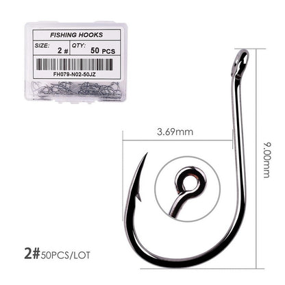 Box 50pcs Box Fishing Hooks