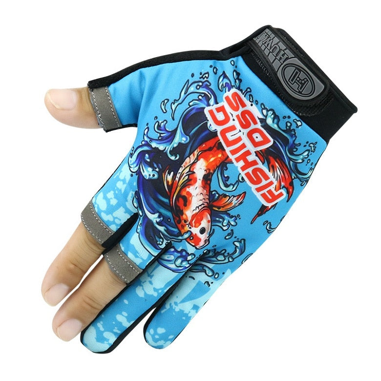 Load image into Gallery viewer, 🌸Spring Sale-40% OFF🐠 Three Finger Cut Fishing Gloves
