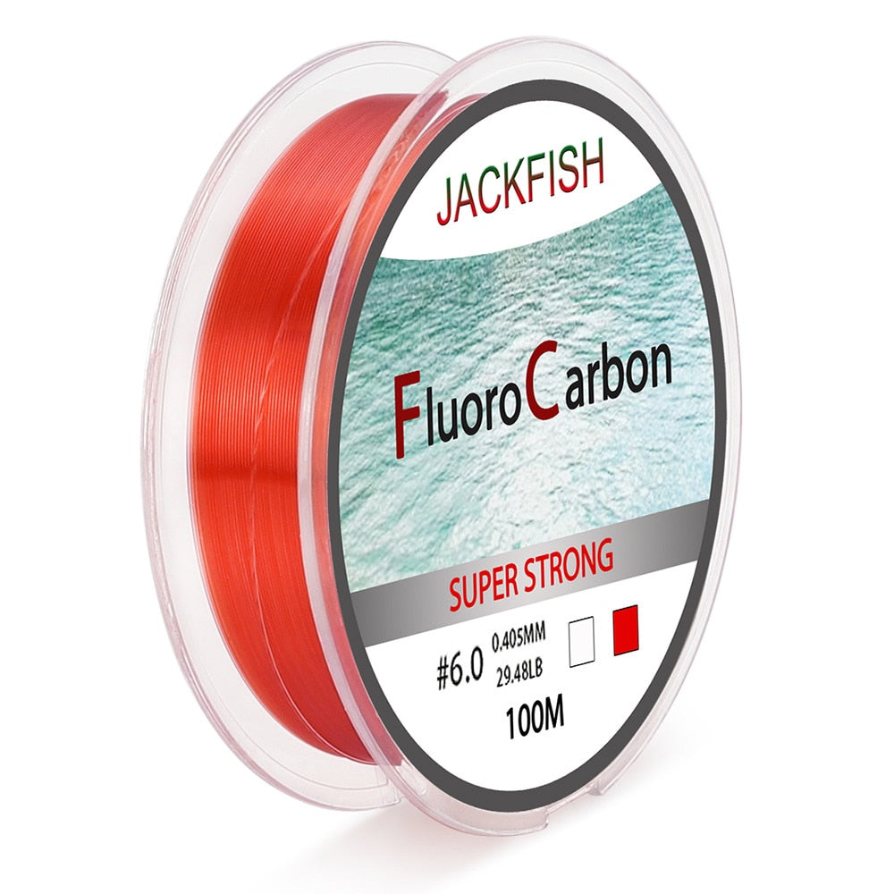 🎁Summer Sale-30% OFF🐠JACKFISH 100M Fluorocarbon Fishing Line