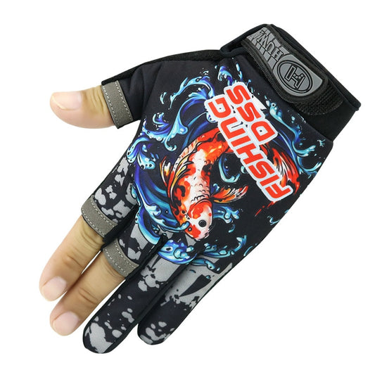 ❄️Winter Sale-40% OFF🐠 Three Finger Cut Fishing Gloves