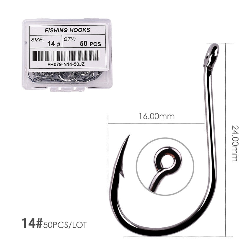 Box 50pcs Box Fishing Hooks