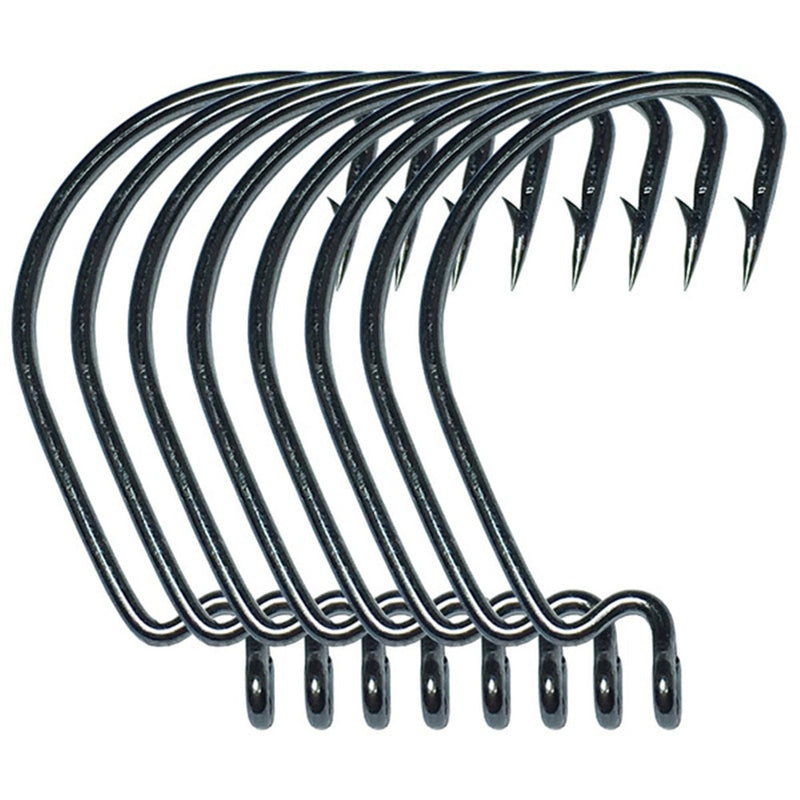 Load image into Gallery viewer, Set 10pcs Wide Gap Worm Fishing Hooks
