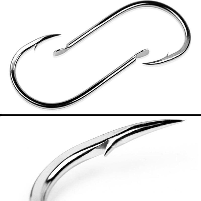 Load image into Gallery viewer, SIMPLEYI 100pcs Set Stainless-Steel Fishing Hooks

