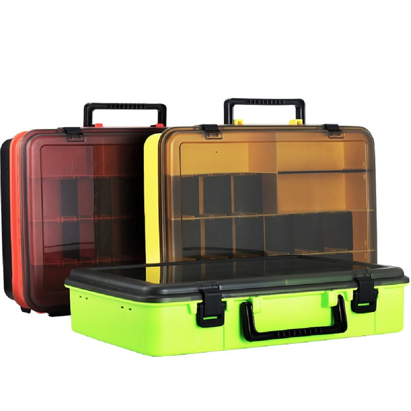 Load image into Gallery viewer, 🎃 Spooky Sale-30% OFF🐠Double-Layer Fishing Tackle Box
