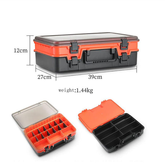 🎃 Spooky Sale-30% OFF🐠Double-Layer Fishing Tackle Box