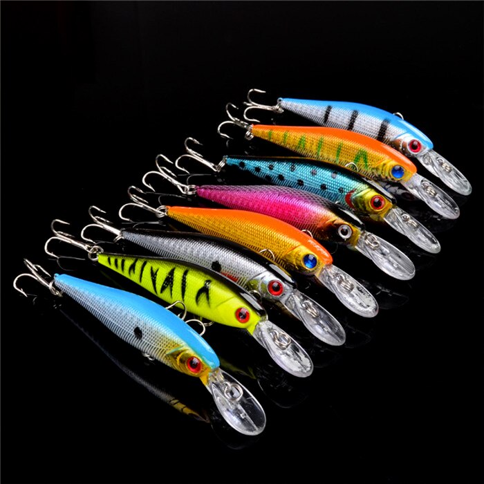 Load image into Gallery viewer, Set Mixed 16pcs/Lot 2 Models Minnows Fishing Lures

