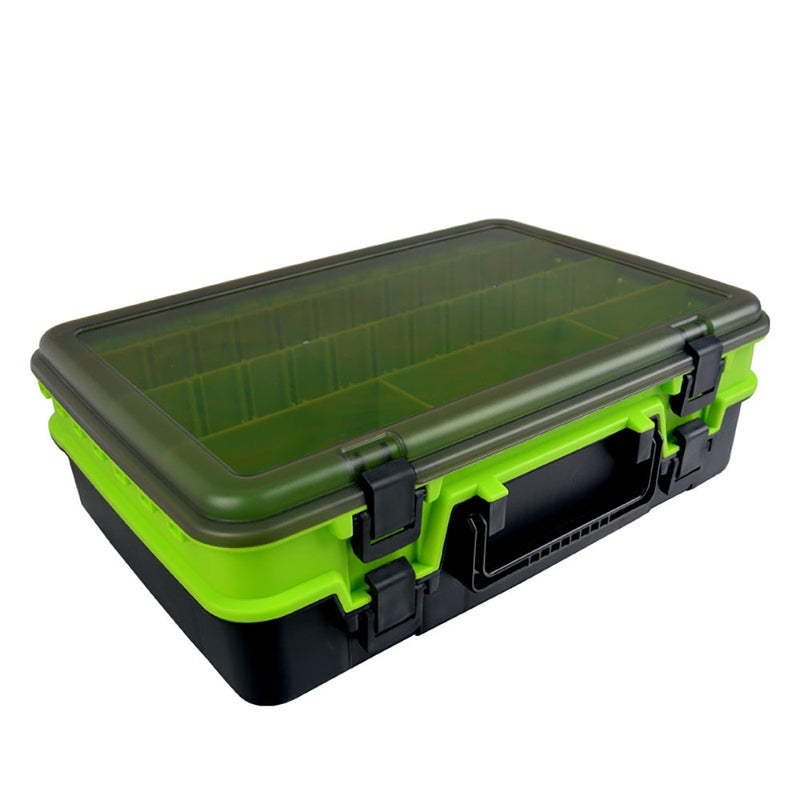 Load image into Gallery viewer, 🎃 Spooky Sale-30% OFF🐠Double-Layer Fishing Tackle Box
