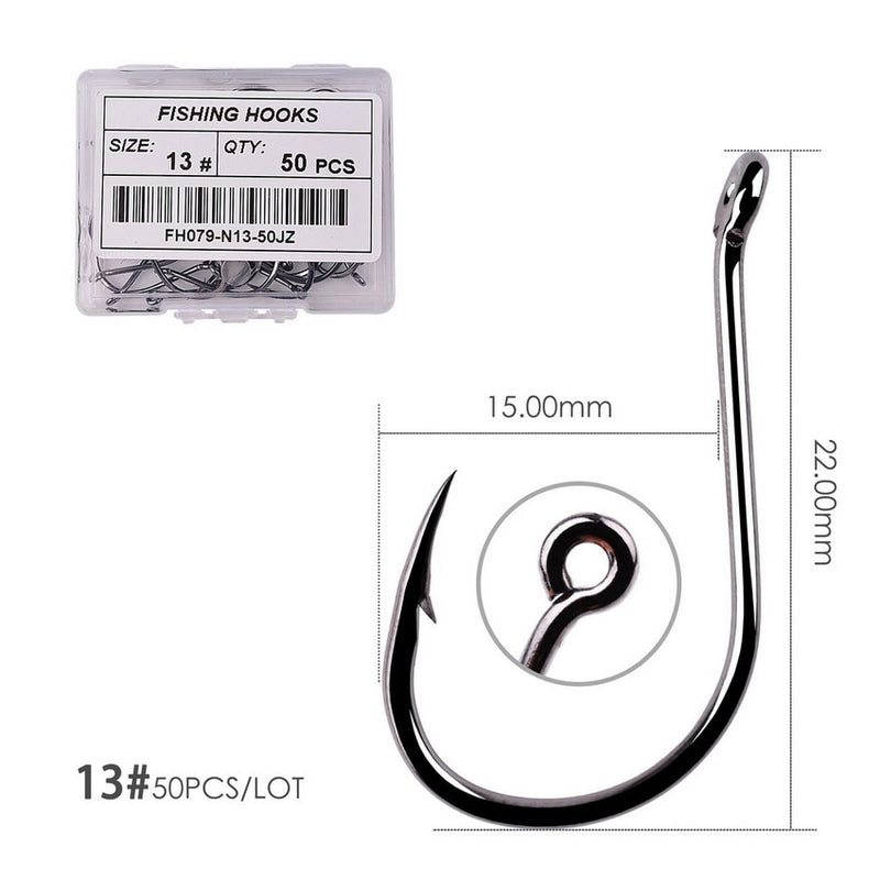 Load image into Gallery viewer, Box 50pcs Box Fishing Hooks
