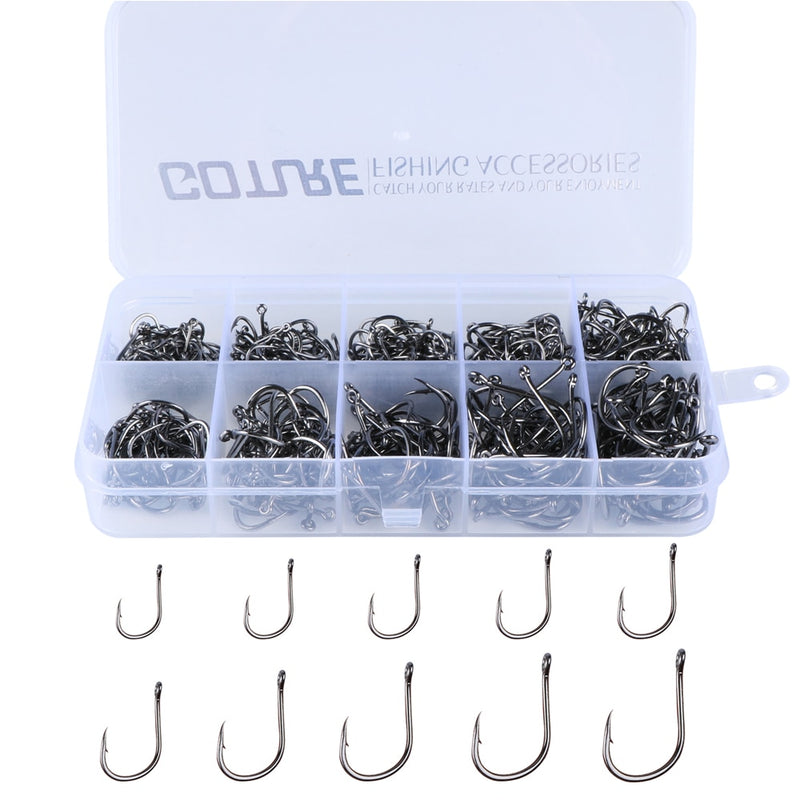 Load image into Gallery viewer, GOTURE Box 500pcs Fishing Hooks
