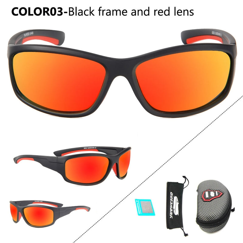 Load image into Gallery viewer, QUESHARK Polarized Fishing Sunglasses UV400
