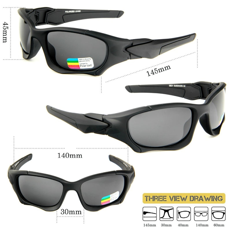 Load image into Gallery viewer, QUESHARK Polarized Sunglasses UV400
