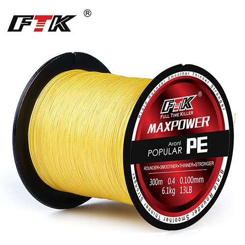 FTK Tirposeidon Series 300M PE Braided Fishing Line