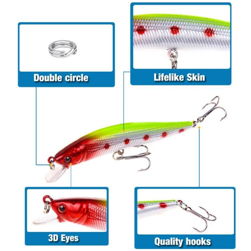 Load image into Gallery viewer, Minnow Fishing lures
