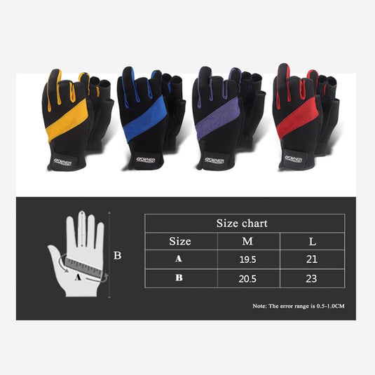 Anti-Slip Fishing Gloves