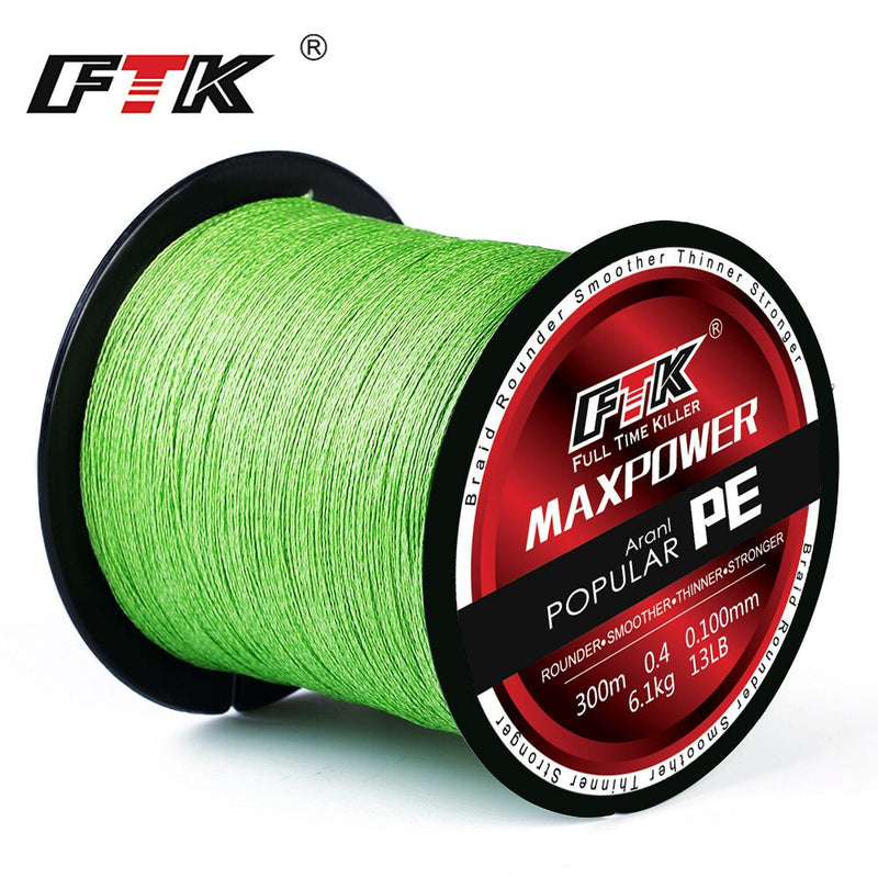 Load image into Gallery viewer, FTK Tirposeidon Series 300M PE Braided Fishing Line
