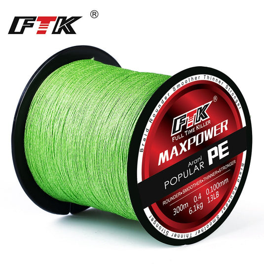 FTK Tirposeidon Series 300M PE Braided Fishing Line