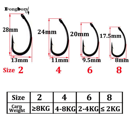 DONGBORY 30PCS Fishing Hooks