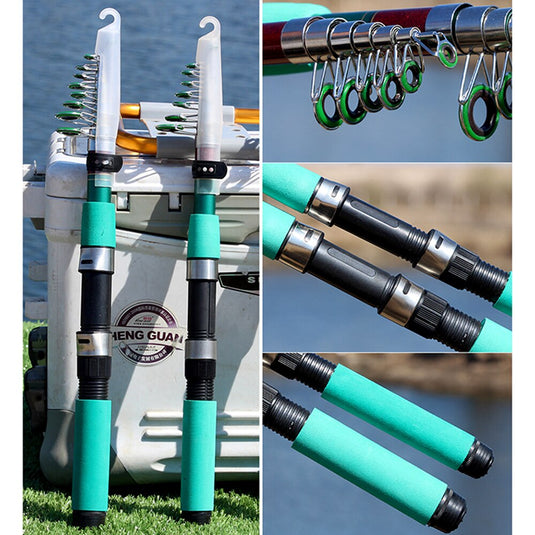 GHOTDA High Carbon Portable Telescopic Fishing Rod Carp Fishing Fishing  Tackle
