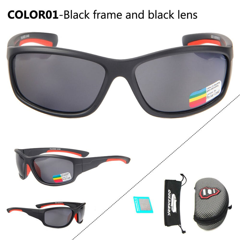Load image into Gallery viewer, QUESHARK Polarized Fishing Sunglasses UV400
