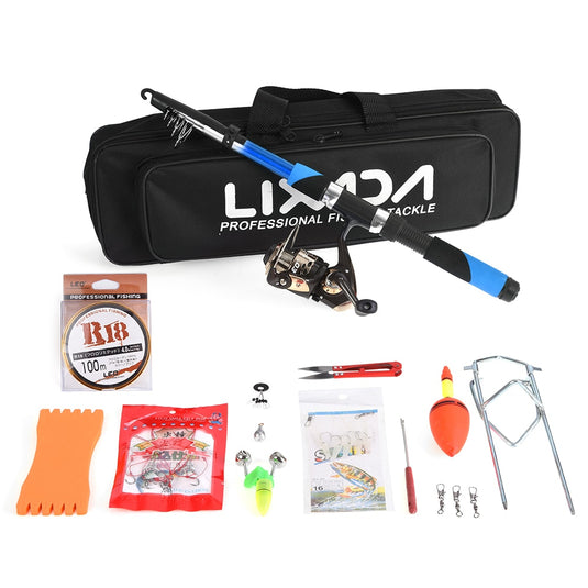 LIXADA Fishing Combo Fishing Rod & Reel & Bait