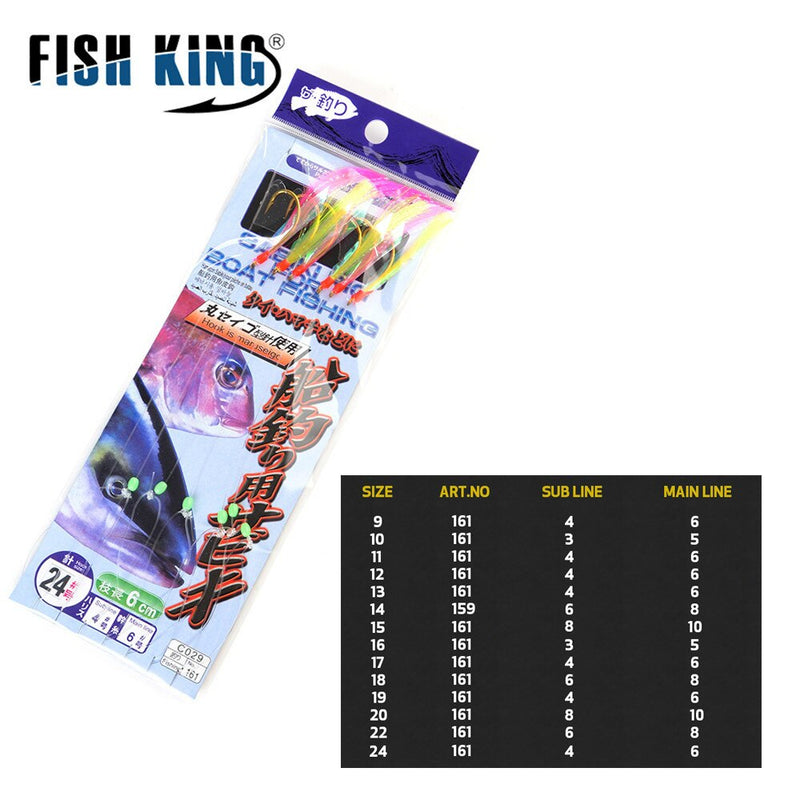 Load image into Gallery viewer, FISH KING Luminous Fishing Hooks
