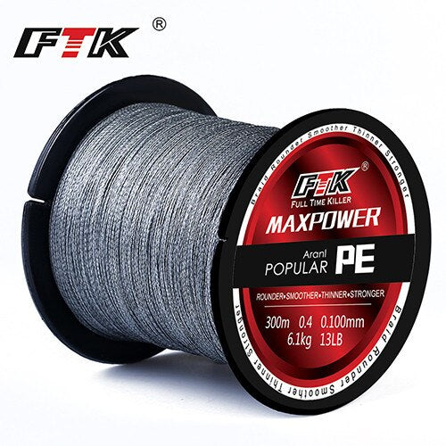 Load image into Gallery viewer, FTK Tirposeidon Series 300M PE Braided Fishing Line
