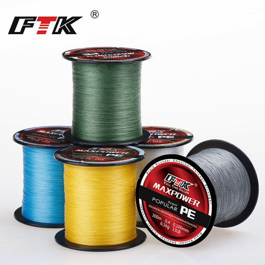 FTK Tirposeidon Series 300M PE Braided Fishing Line