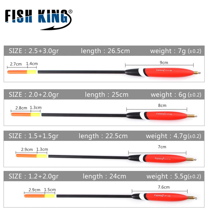 Load image into Gallery viewer, FISH KING 5 Styles Fishing Floats
