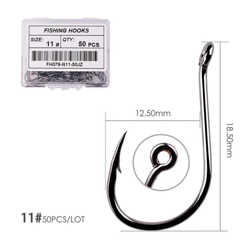 Load image into Gallery viewer, Box 50pcs Box Fishing Hooks
