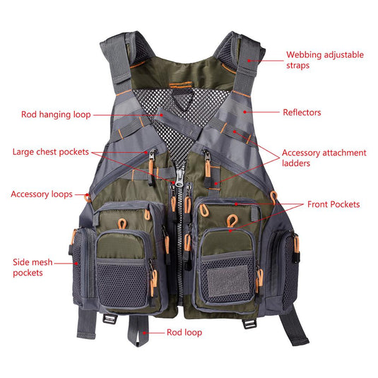 🎃 Spooky Sale-40% OFF🐠Breathable Fishing Vest