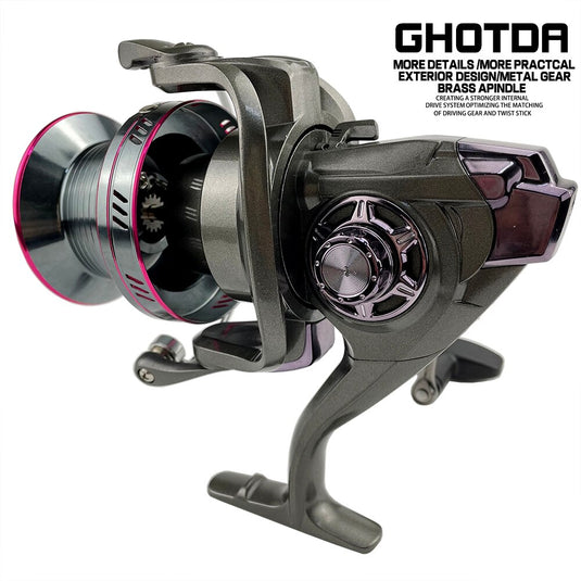 GHOTDA Spinning High Drag Power 20-30KG Fishing Reel