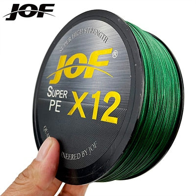 Load image into Gallery viewer, JOF 12 Strands Braided PE Fishing Line 100M-500M
