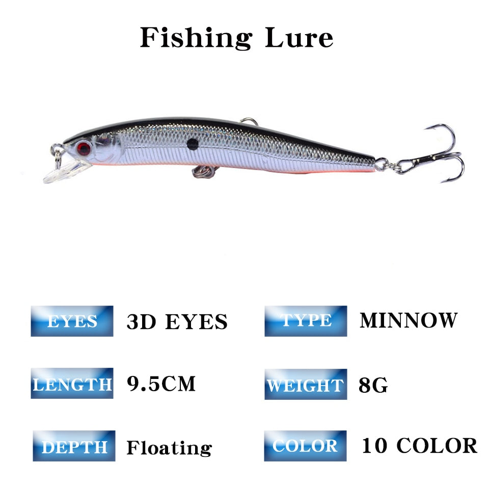🌸Spring Sale-50% OFF🐠1PCS Minnow Fishing Lure