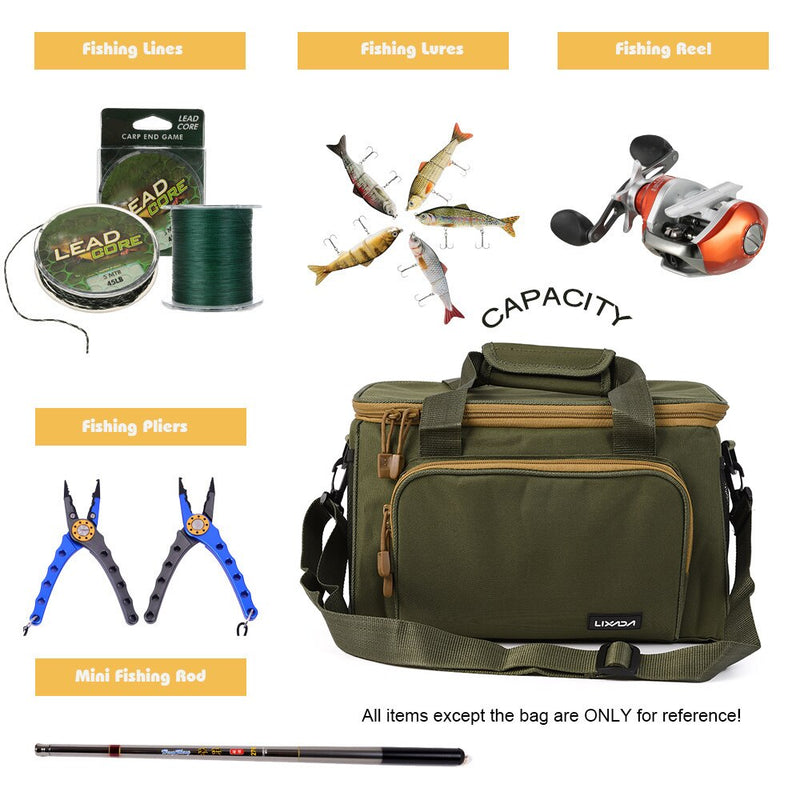 Load image into Gallery viewer, Lixada Portable Multifunctional Fishing Shoulder Bag
