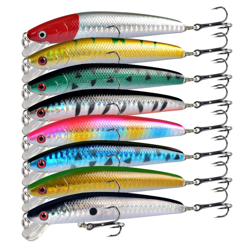 Load image into Gallery viewer, Set Mixed 16pcs/Lot 2 Models Minnows Fishing Lures
