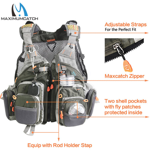 MAXIMUMCATCH Fishing Vest