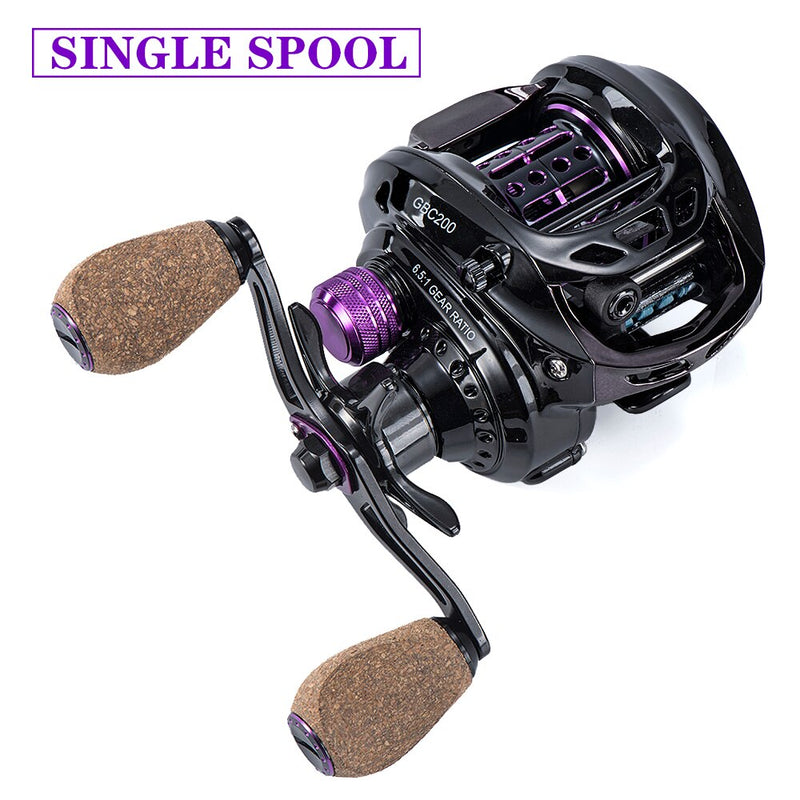 Load image into Gallery viewer, GBC200 Ultralight Carbon Bait Casting Fishing Reel
