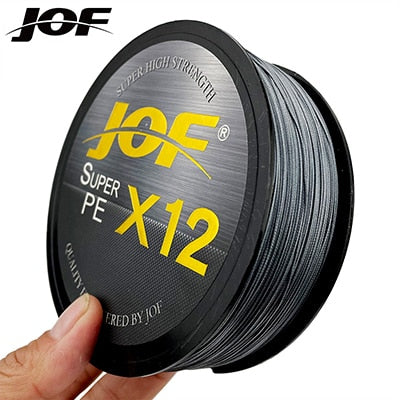 Load image into Gallery viewer, JOF 12 Strands Braided PE Fishing Line 100M-500M
