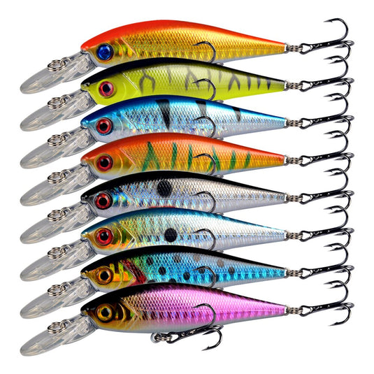 Set Mixed 16pcs/Lot 2 Models Minnows Fishing Lures