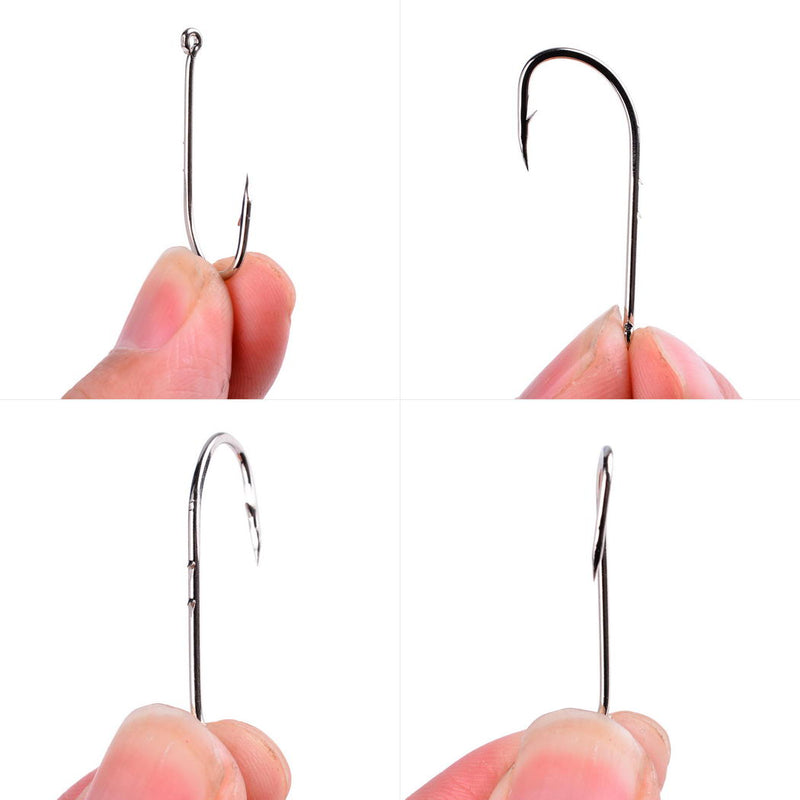 Load image into Gallery viewer, Box 50pcs Long Shank Fishing Hooks
