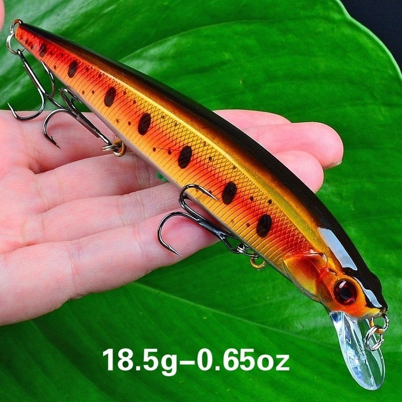 Load image into Gallery viewer, 1PCS 14cm 18.5g  3D Bionic Minnow Fishing Lure
